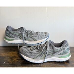 Asics Gel-Cumulus 23 Mens‎ Sz 12 Gray Green Athletic Running Shoes Sneakers